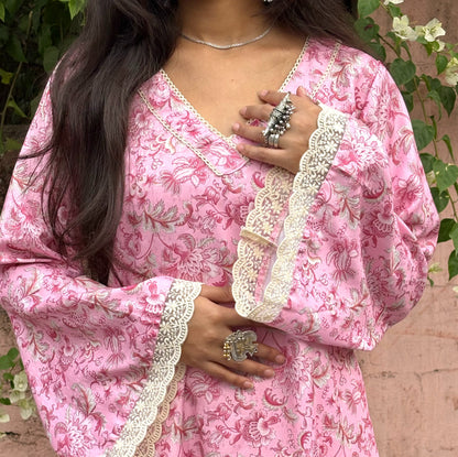 GULAB - Pashmina Pakistani Kurti