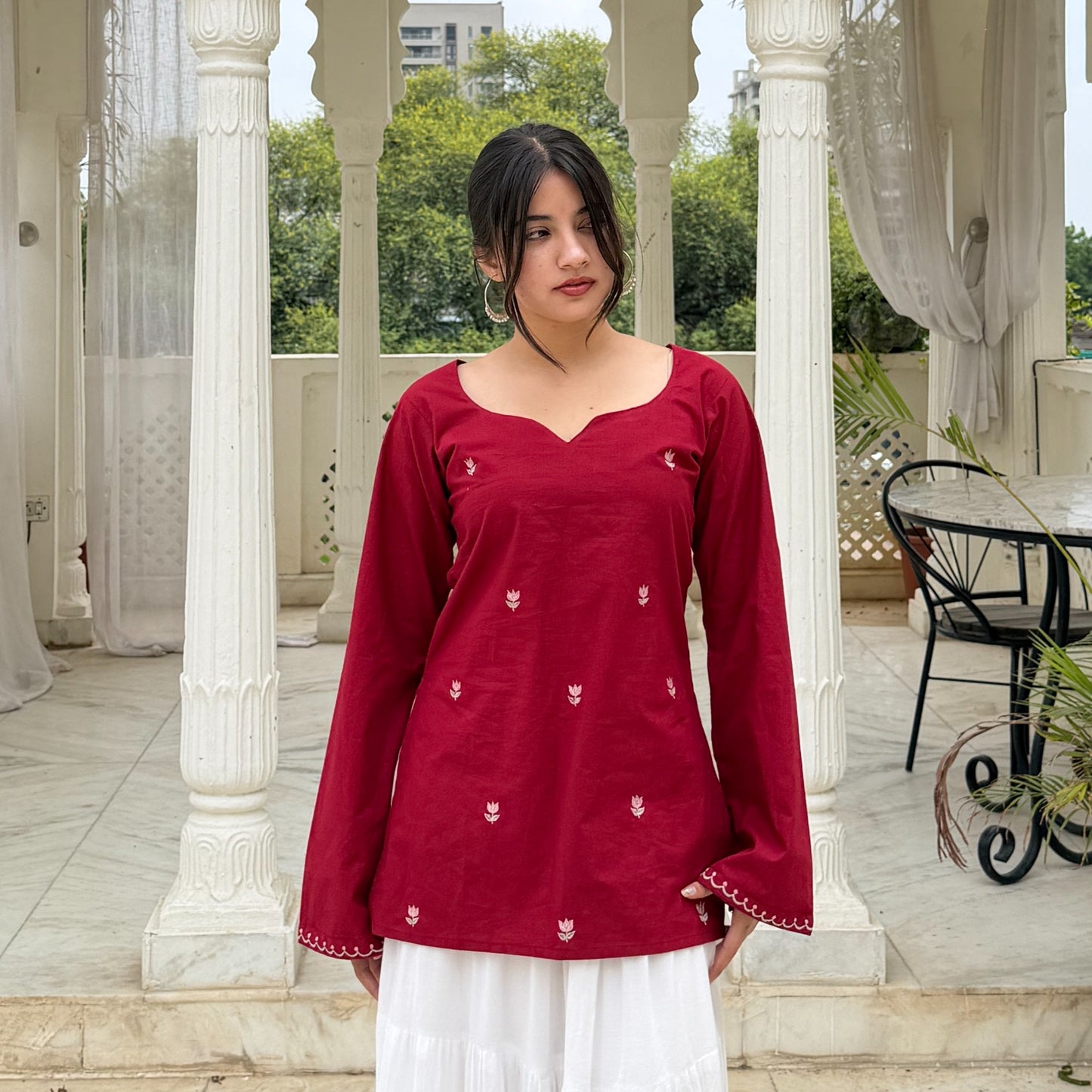GULNAAR Embroidered Kurti