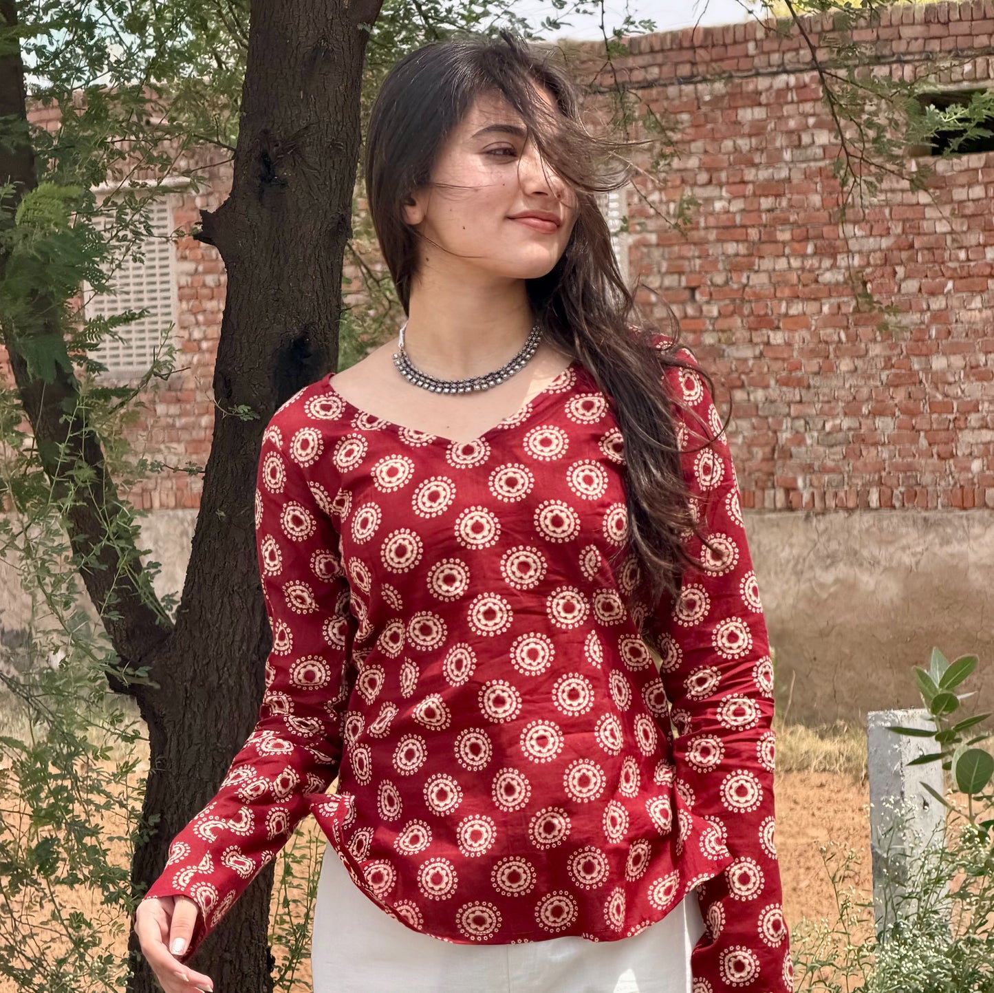 RAGINI  V Neck Kurti