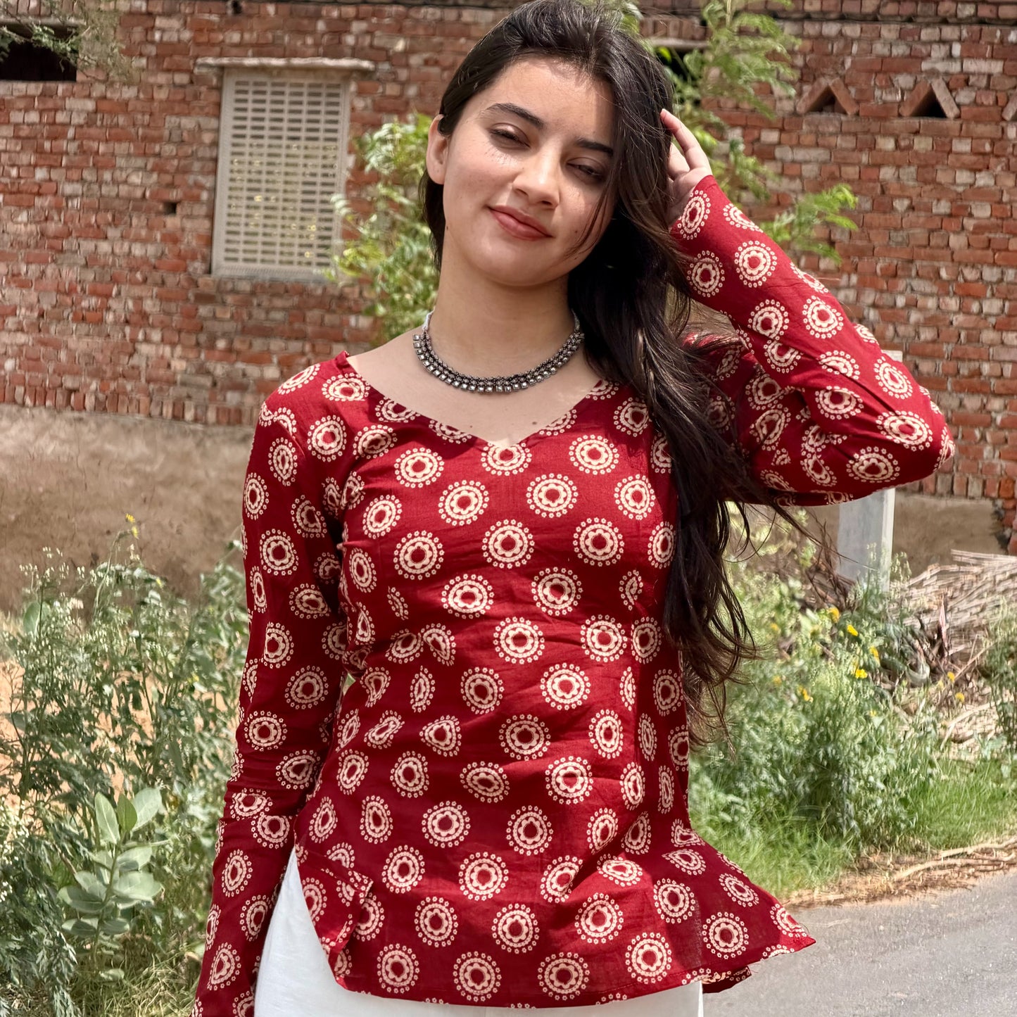 RAGINI  V Neck Kurti