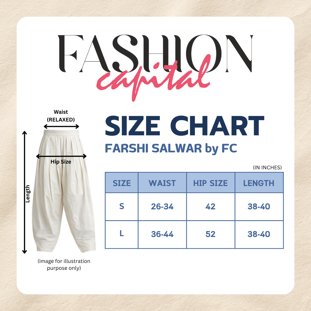FARSHI SALWAR by FC