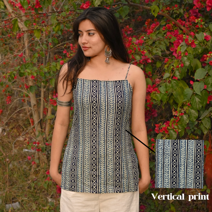 AAROHI - CRISSCROSS BACK MICRO KURTI