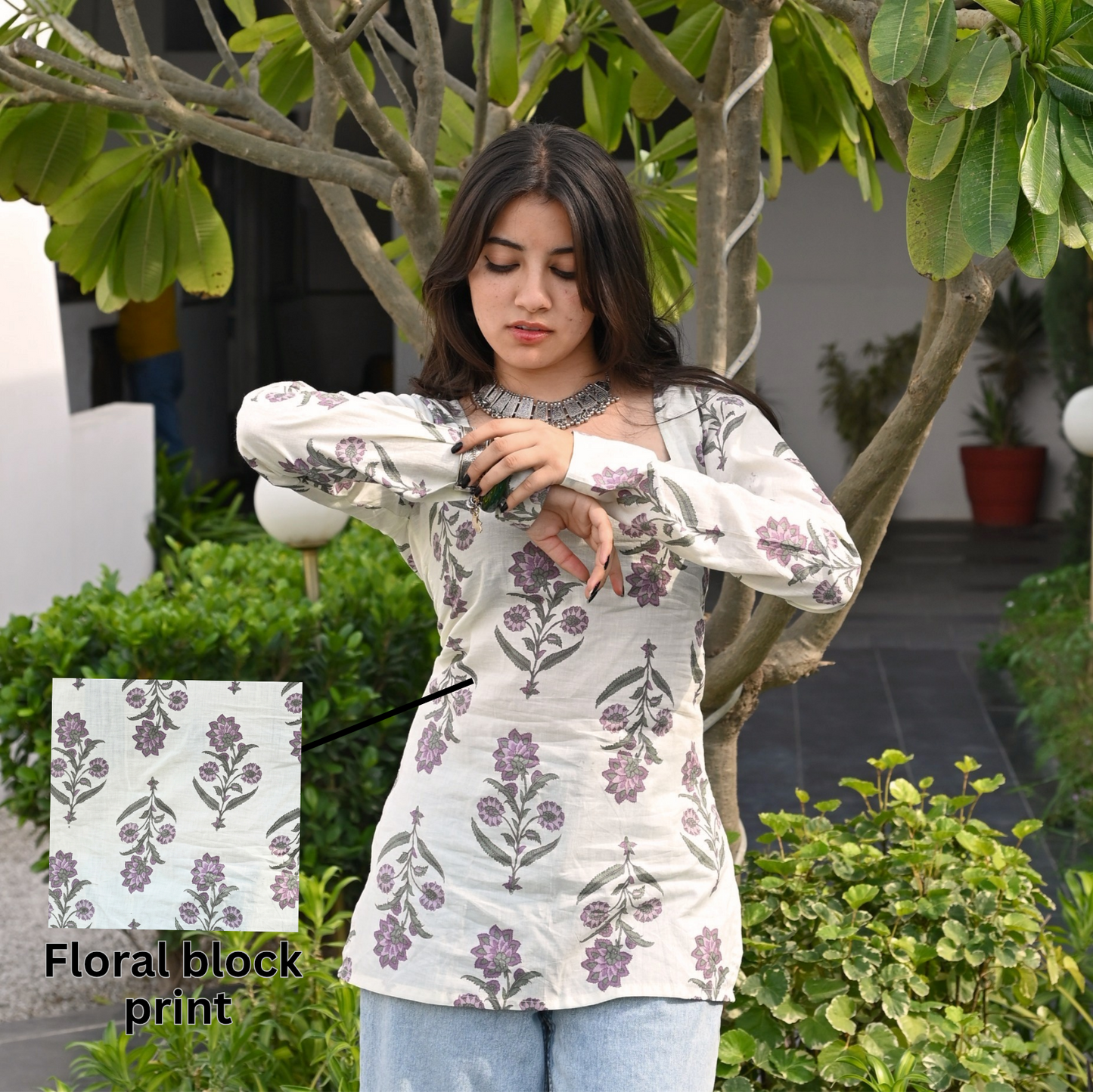 AANYA-Corset Back Kurti