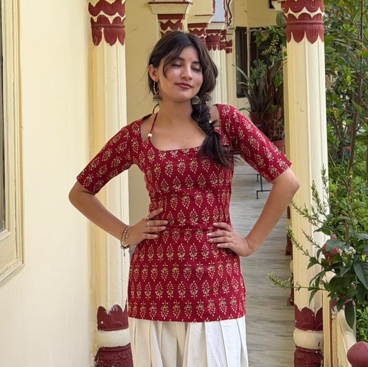 SEHER - TIE UP BACK KURTI