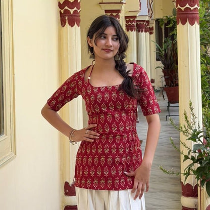 SEHER - TIE UP BACK KURTI