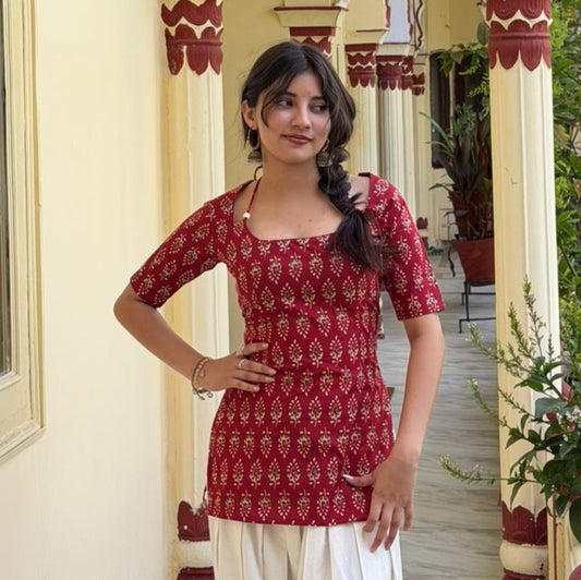 SEHER - TIE UP BACK KURTI