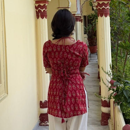 SEHER - TIE UP BACK KURTI