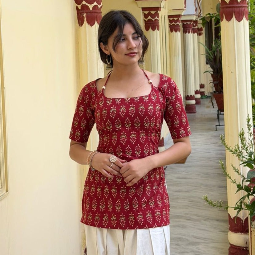 SEHER - TIE UP BACK KURTI