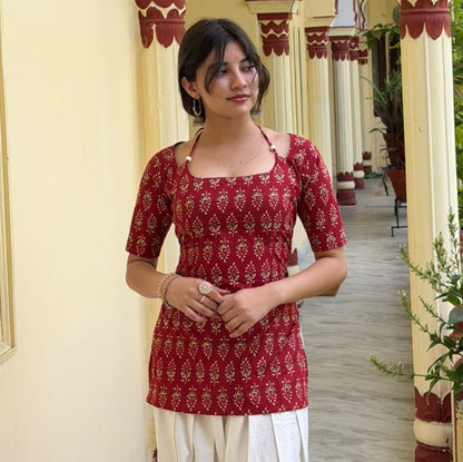 SEHER - TIE UP BACK KURTI