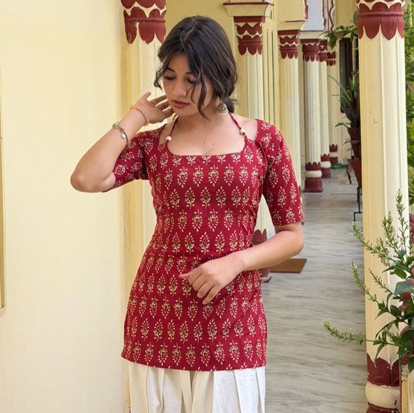 SEHER - TIE UP BACK KURTI