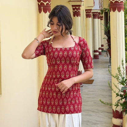 SEHER - TIE UP BACK KURTI