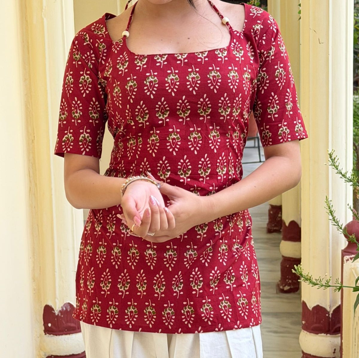 SEHER - TIE UP BACK KURTI