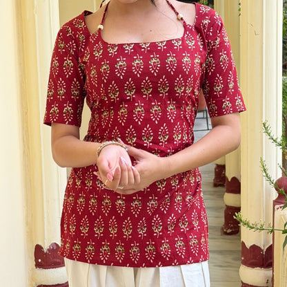 SEHER - TIE UP BACK KURTI